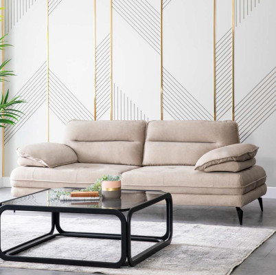 Ērta dīvāna sofa trīsvietīga Itāļu dizaina luksusa mēbele