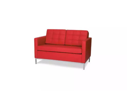 Gaidīšanas zāles mēbeles Divvietīga sarkanā gulta Polster mēbeles Biroja iekārtojums
