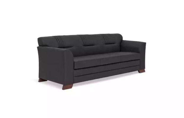 Tekstilu dīvāns Luksusa trīsvietīgs polster sofa darba telpas mēbeles birojs.