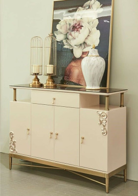 Sideboard dizaina komoda koka skapis komodes itāļu mēbeles