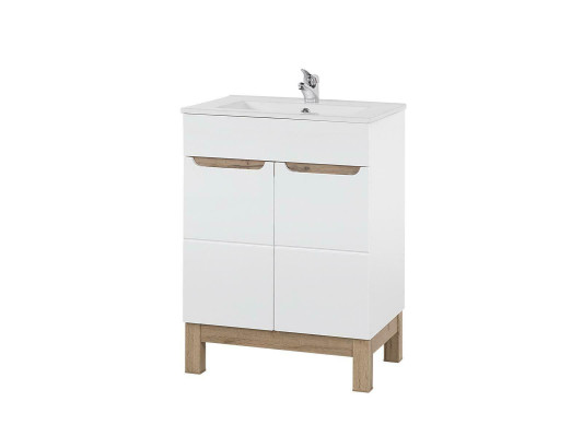 Mazgas trauks prāmā zemē maisītājs baseins vannas istabas baseins 60cm keramika