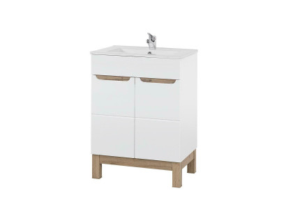 Mazgas trauks prāmā zemē maisītājs baseins vannas istabas baseins 60cm keramika