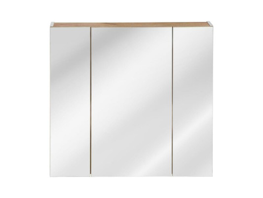 Skapīts ar spoguli, sienas skapīts, vannas istabas skapīts ar spoguli 80 cm dekoratīvā LED apgaismojumā