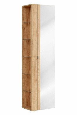 Spoguļskapis sienas skapis vannas istabas skapis ar spoguli 60 cm plaukts