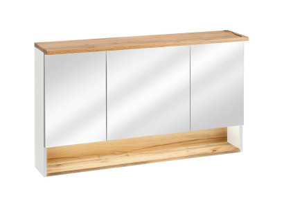 Spoguļskapis Sienas skapis Vannas istabas skapis ar spoguli 120 cm LED