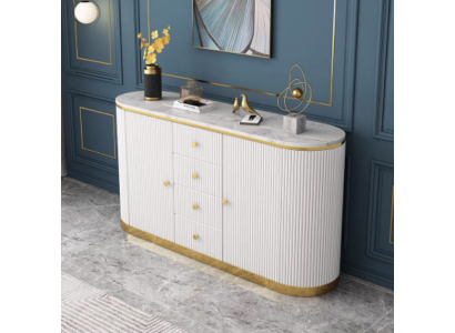 Sideboard Komode Komoda Bārs Mantiniece Balts Balti koka Sēta Mēbeles Komodes
