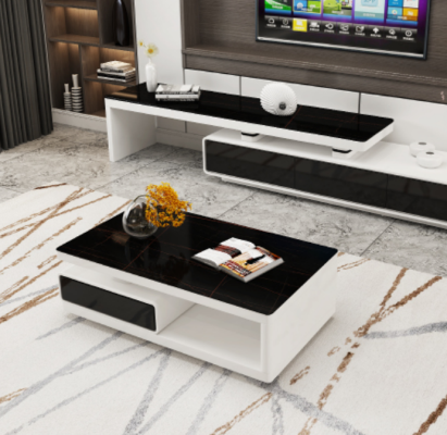 Mūsdienīgs luksusa dizaina galdiņš dzīvojamā istabā galdi tumbas piegādes soli