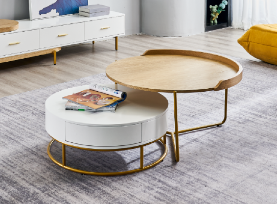 Gulta galda piegādātājs kafijas galds gulta galdi luksusa koks moderns