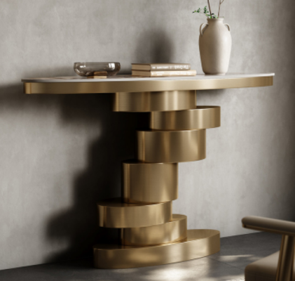 Galds konsoles dizaina koka konsoles mēbeles