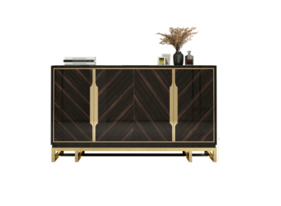 Komoda Sideboard Skapja luksusa skapis Plaukts mēbeles Koka skapis Jauns