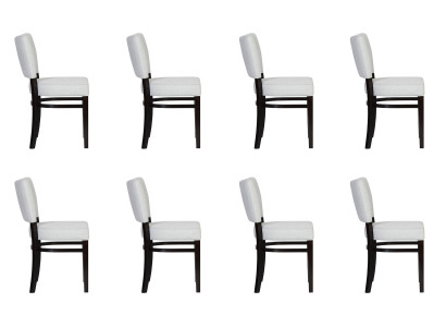8x ēdamistabas krēsli krēsls krēsls komplekts ar atpūtas krēslu un rokturiem luksuss