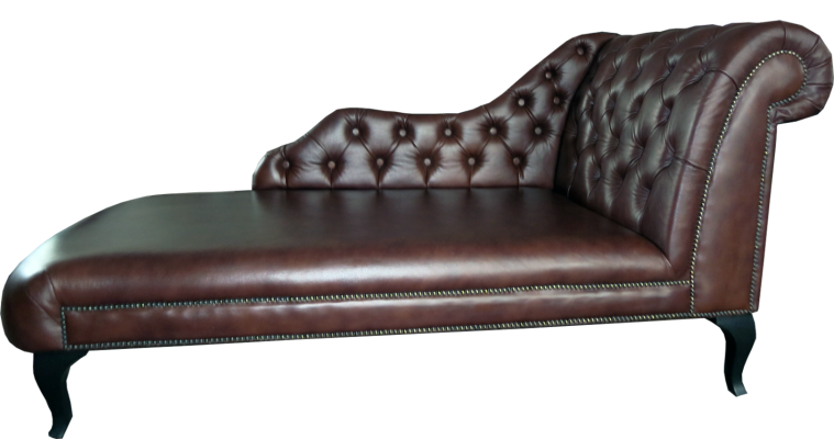 Chaise Lounge Gulta Chesterfield Polster Liegen Ādas Dīvāns Atslābināšanās Chaiselounge
