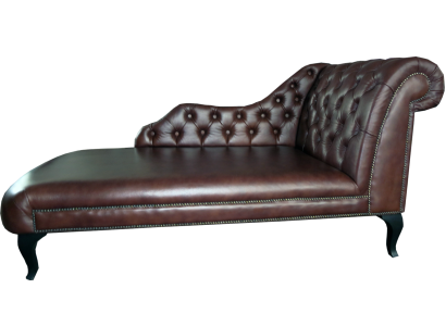 Chaise Lounge Gulta Chesterfield Polster Liegen Ādas Dīvāns Atslābināšanās Chaiselounge