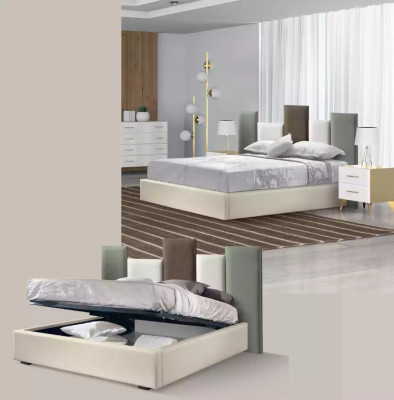 Gulta Modernam stilam grezns luksusa guļamistabas gultas Itāļu mēbeles 180x200