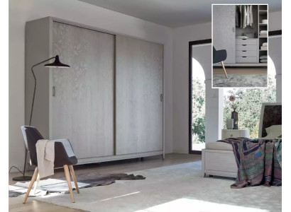 Guļamistabas skapis Materiāls koks Skapīša pelēks Moderns jauns