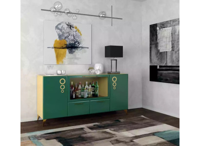 Sideboard Luxus jauns Zaļais konsols Sideboards Modernas dzīvojamās istabas skapji koka preces
