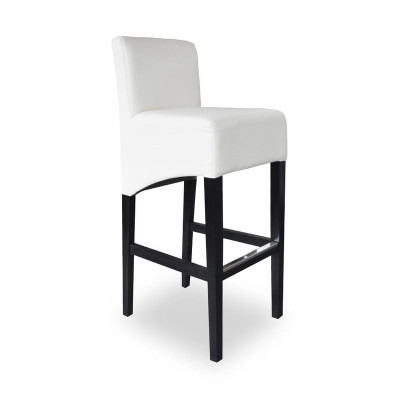 4x Bārs Stools Bārs Stools galda krēsla komplekts krēslu polsterēta sēdekļa komplekts