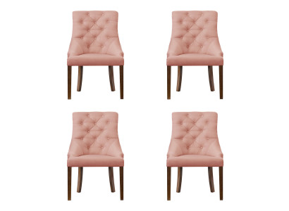 4x Chesterfield krēsli Salonas Klubu polsterētas krēsli Sēdekļi Garnitūra Ar atzveltņiem