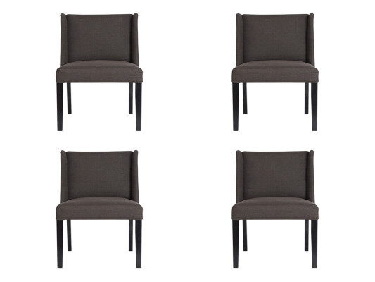 4 krēsli Krēsli Polster Design Lounge Club Sēdeklis Plecs Galda komplekts Krēsls Jauns