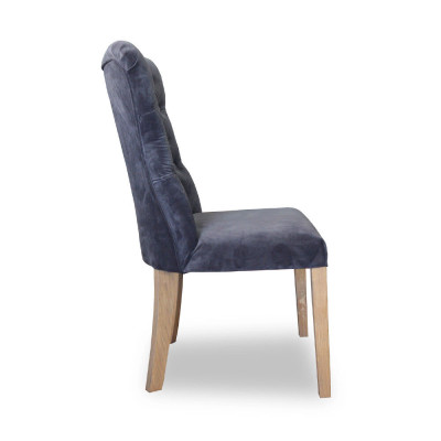 6 krēsli, krēsla polsterēšana, dizains Chesterfield sēdeklis, komplektā ar krēslu komplektu