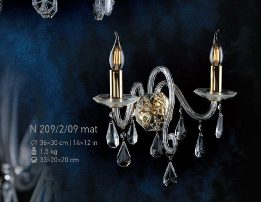 Gultņu lampa Bohēmijas karaļa lustrs antīkstils sienas lampa Jaunas lampas