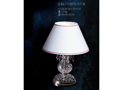 Galds lampa antīkā stilā korona lampa kristāla lampas gaismas apgaismojums