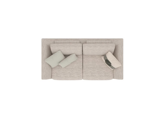 Polstermēbeļu divvietīga dīvāna dizains mūsdienīgai dzīvojamai istabai materiāla raksts