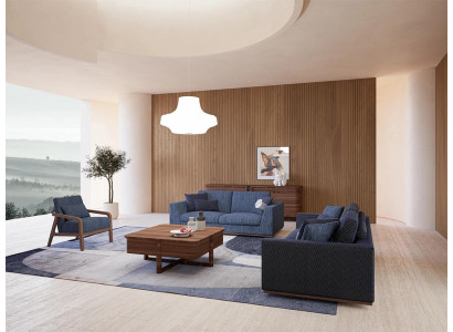 Sofas komplekts Divvietīgs dīvāns Dīvāns Krēsls Pārklāts dīvāns Moderns Auduma dīvāns Jauns.
