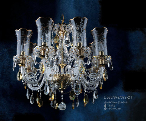 Bohemijas Kristāls lampa Gaisma Lampa Griesti Lustrs Kronšķēde
