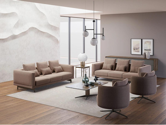 Sofas ģarnitūra Big Set dzīvojamajā istabā dīvāns Dīvāngarnitūra Dizaina galdiņš Jaunums