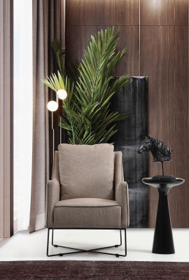 Sofagarnitur 3 Sitzer Sessel Dreisitzer Pelēks audums Moderns dizains