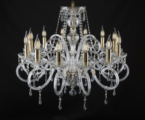 Kristāla kronšētra apgaismojums lampa griestu lampa Bohēmijas kārtainas lampas