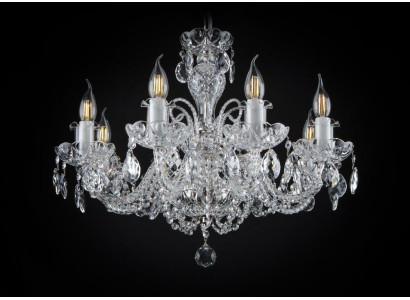 Kristāldzēriens, gaismas kronšteins, griesti lampa, Bohēmijas lampa