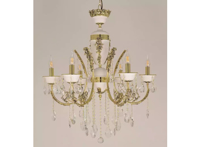 Luksusa kroņlukturus griestlampa Lustes griestgaismasavienojums zelta kristāls 60x100cm