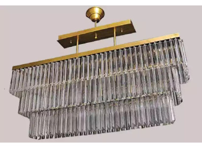 Lustrs viesistabai misiņš lustra lampa griestu gaisma piekaramā gaisma