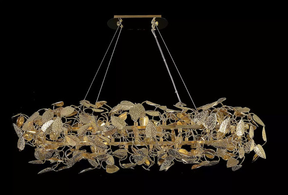 Gultas lampa Zelta dzīvojamā istaba gaisma plafons Materiāls Bronza