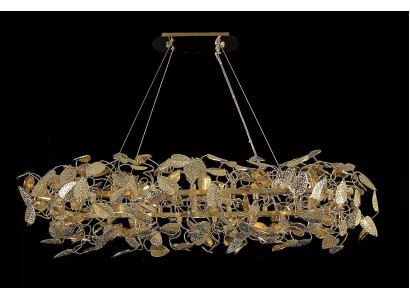 Gultas lampa Zelta dzīvojamā istaba gaisma plafons Materiāls Bronza