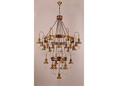 Gaisma Kronšvītras lustrs Spuldzes Kristālsa lampa griestu lampa Lampas 120x250