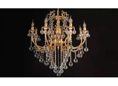 Krone šķiņķis Kristāla luksusa griestu lampa lustra griestu lampa zelta lampa
