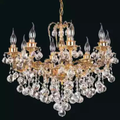 Luksusa lustrs kā Kronšteiners griestu lampa griestu lampa Kristāla Māksla Zelts