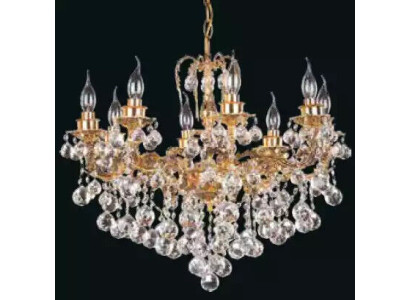 Luksusa lustrs kā Kronšteiners griestu lampa griestu lampa Kristāla Māksla Zelts
