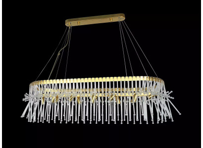 Galdiņa lampa griestu lampa kandelābers griestu lampa luksuss zelts lustra stikls