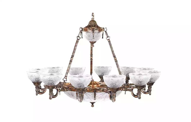 Gaismeklis gaisma griestu lampa liusteks stikls 122 cm lampas