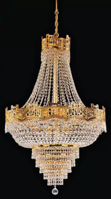 Kronlūkta griestlampa luksusa griestlampa šķīvējs kristāls zelta lampa