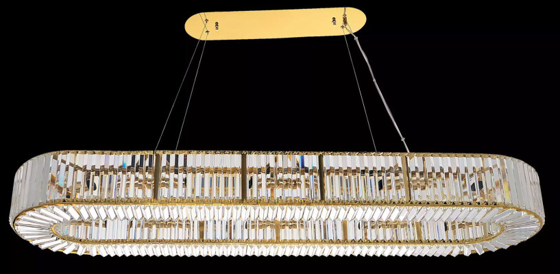 Galds lustra kristālu lampa lampas lustrs ovāls