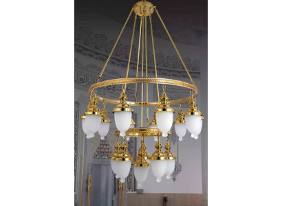 Gaisma Kronšūns lampa Kristāllampa griestu lampa Lukturi 100x220