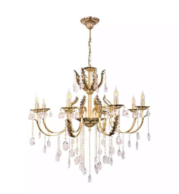 Karikatūras kristāla lampa griestu lampa lustra lampa sarkanais laternas lukturs 97x130
