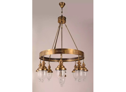 Lustra Pakarzplīšu Lustra Kristāllampa Griestu lampa Lampas 80x125