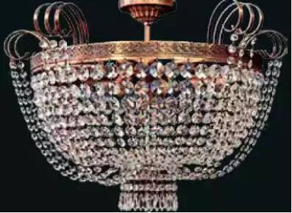 Luksusa griestu lustra, lustrs, kronštelis, griestu lampa, zelta kristāla apaļa lampa