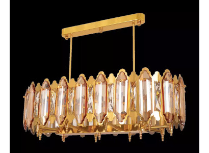 Gultņlampa Lustra Gultņlukturis Lampa Zelts Lustrs Kristāls